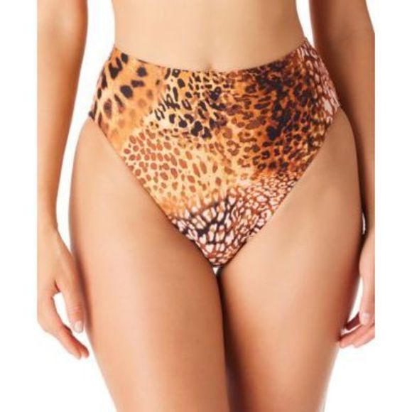 Bar Iii Other - Bar Iii Women's Glam Cheetah High-Rise Swim Bottoms Women's Swimsuit XS
